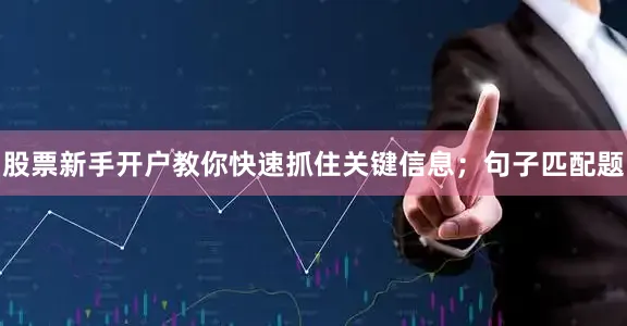 股票新手开户教你快速抓住关键信息；句子匹配题